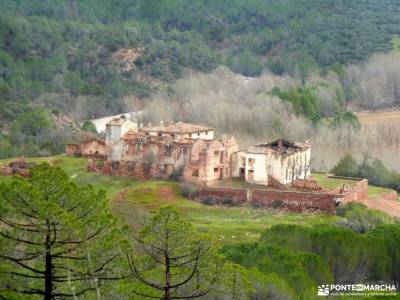 Valle Cabriel-Manchuela conquense;las barrancas de burujón pueblos negros yllera pueblos blancos de